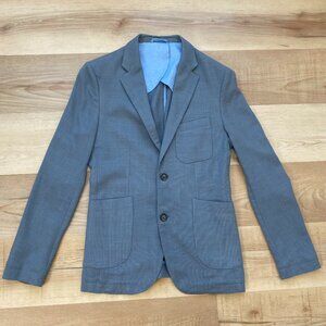 Huckberry Taylor Stitch Men's Wool Linen Blend Blazer Grey Size 36 Excellent